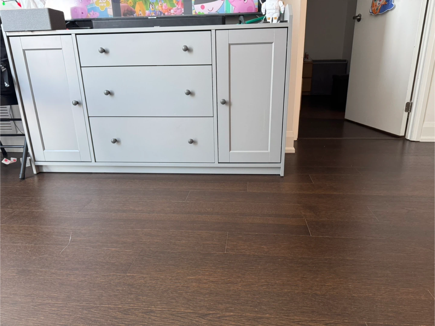 IKEA HAUGA Grey sideboard - photo 2