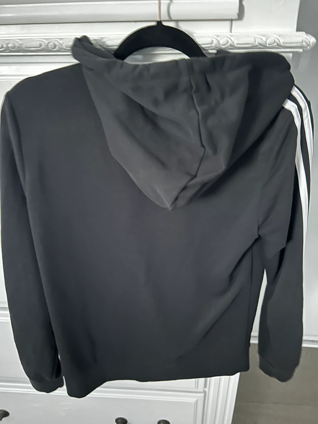 Adidas Black Hoodie - Size Medium - photo 2