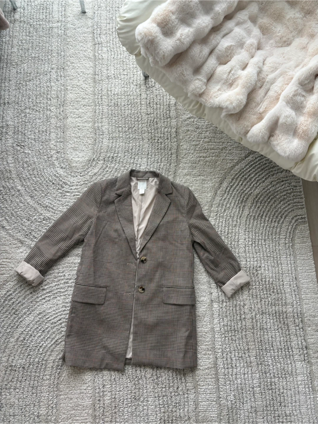 Checkered Blazer