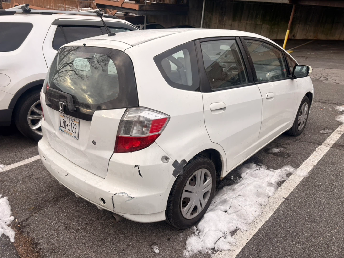 Honda Fit 2010 - White Hatchback - photo 2