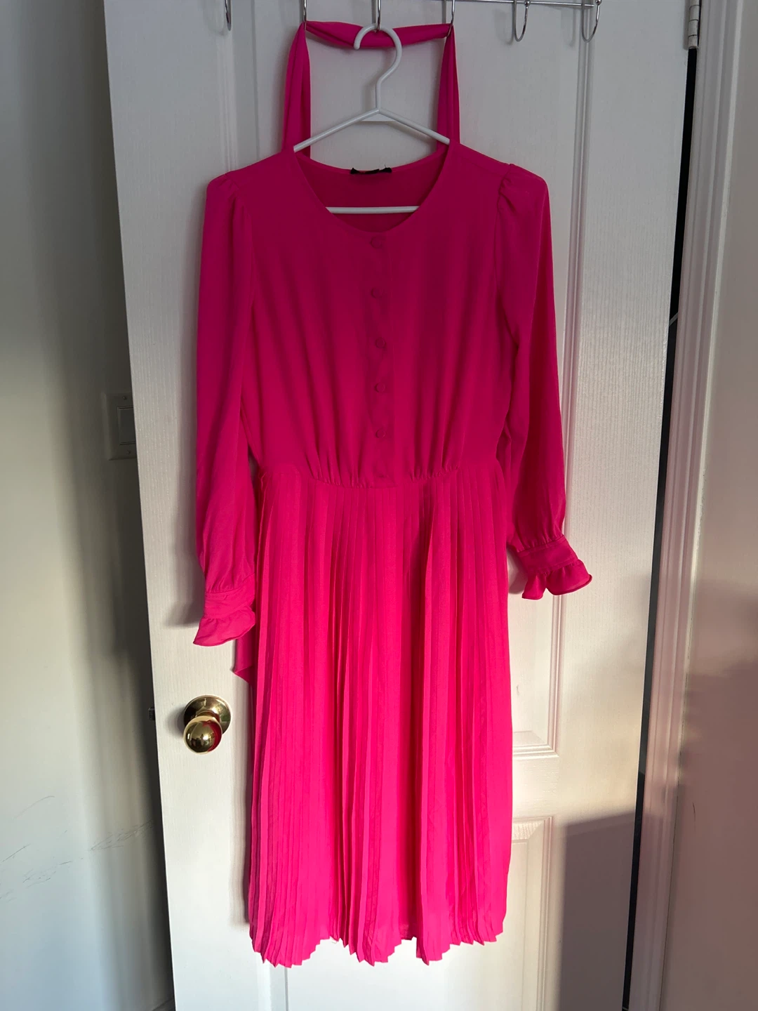 Pink Pleated Dress - photo 2