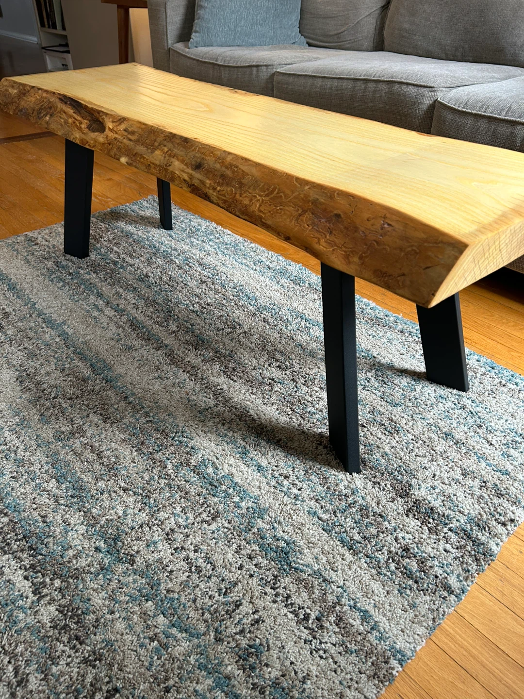Live Edge Ash Coffee Table