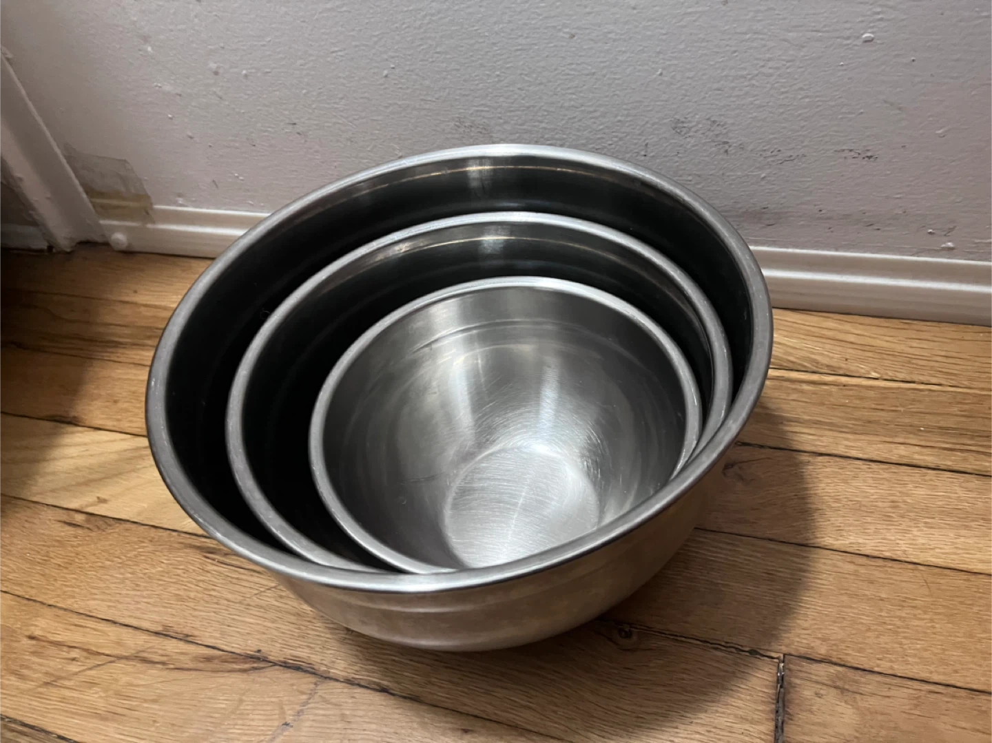 No lids Cuisinart Stainless Steel Mixing Bowl Set (3-Piece) - photo 2