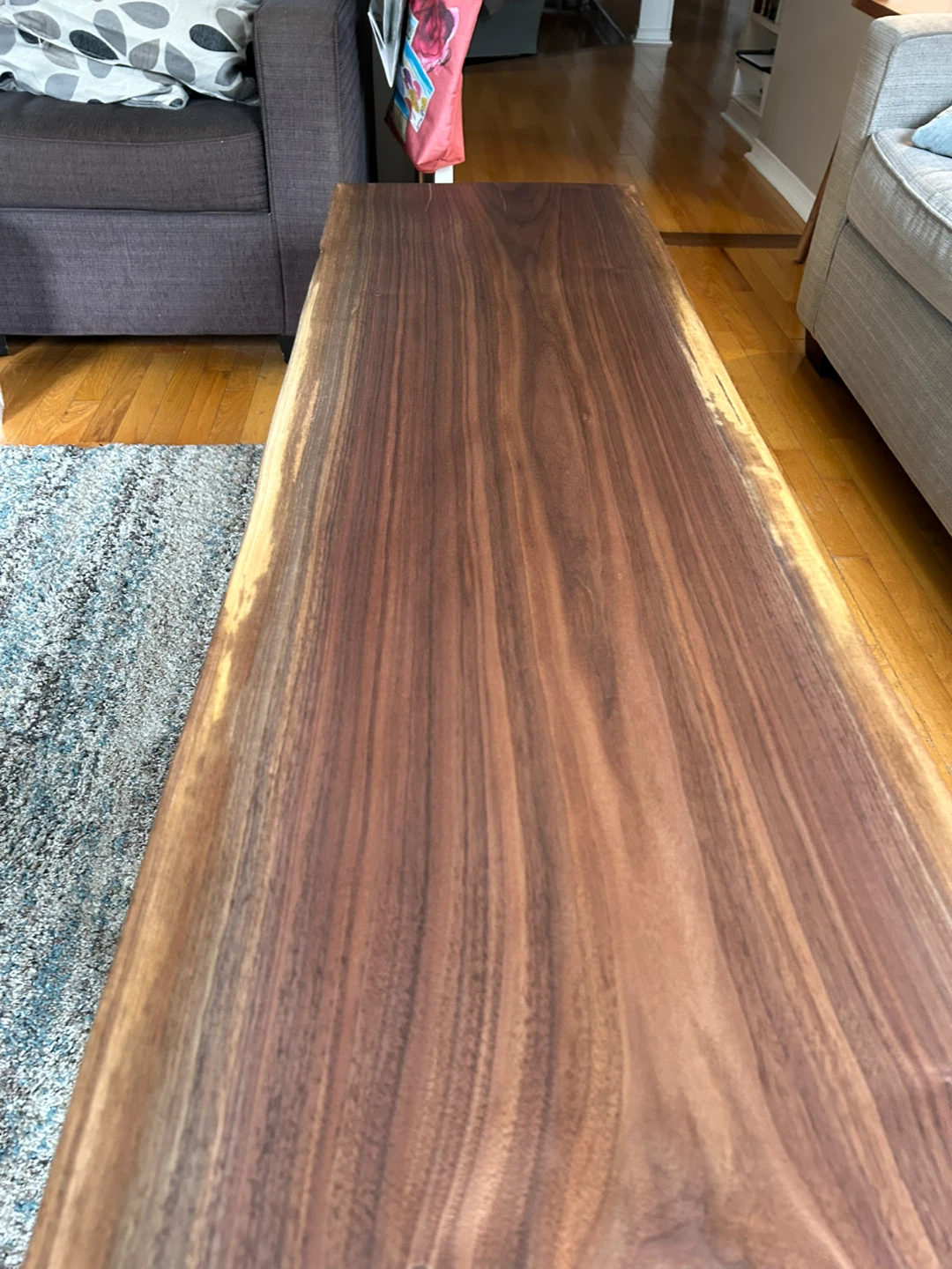 Live Edge Black Walnut Coffee Table - photo 4
