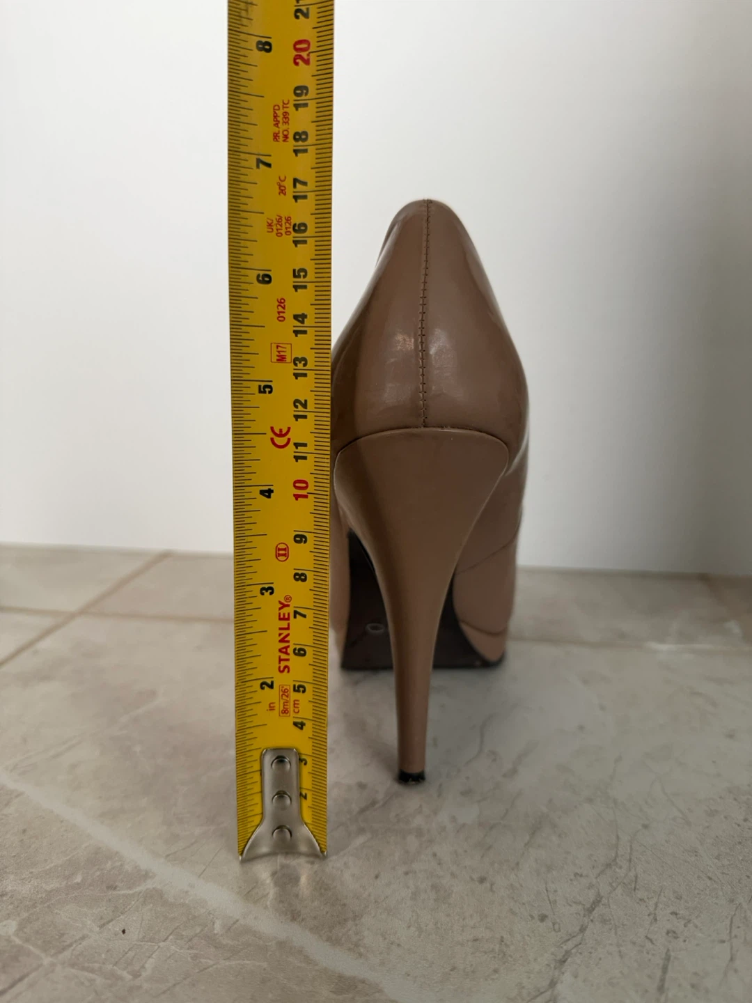 Aldo Beige Peep Toe Pumps Heels, Size 37 or 7 - photo 3