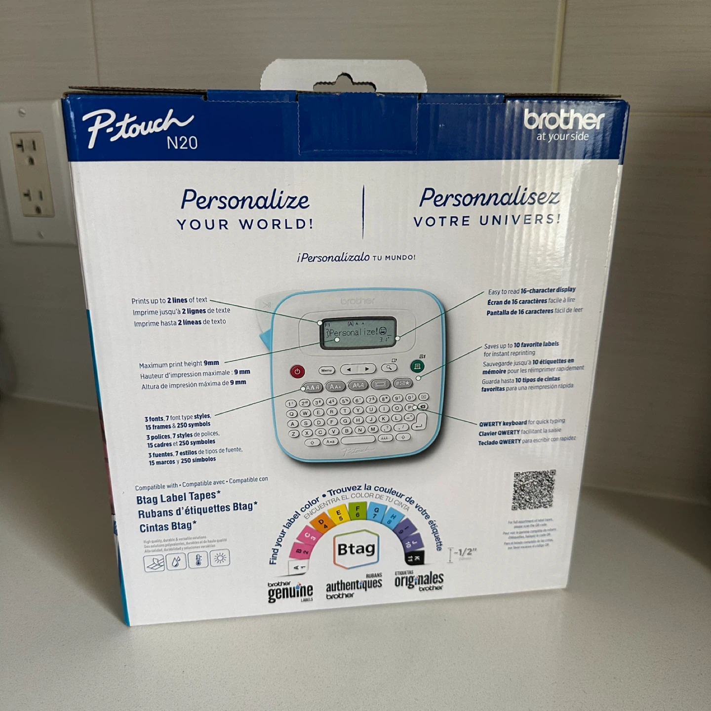 Brother P-Touch N20 Desktop Label Maker - photo 2