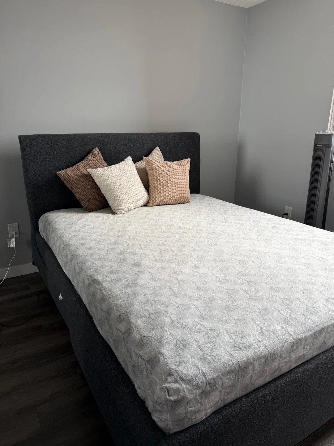 Queen Size Bed Frame - Grey