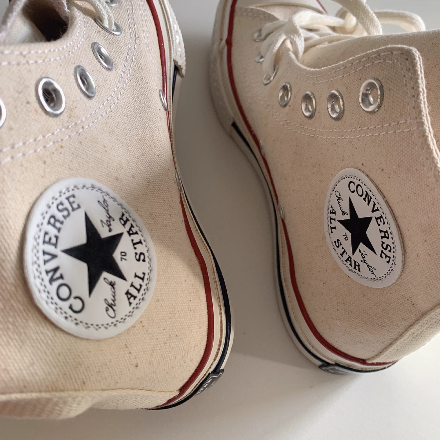 Brand New Converse High-Top Sneakers – Oatmeal Color – EU 37 - photo 2