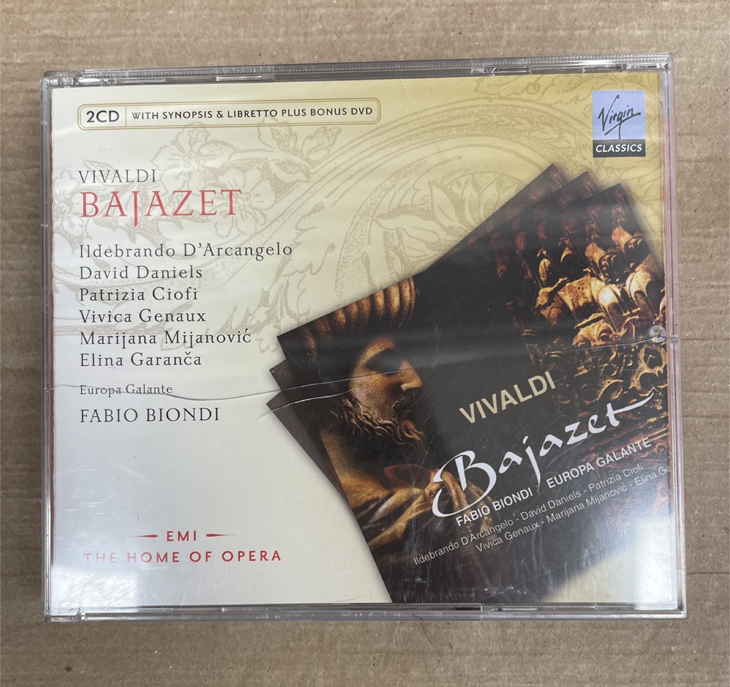 Vivaldi Bajazet 2CD + Bonus DVD