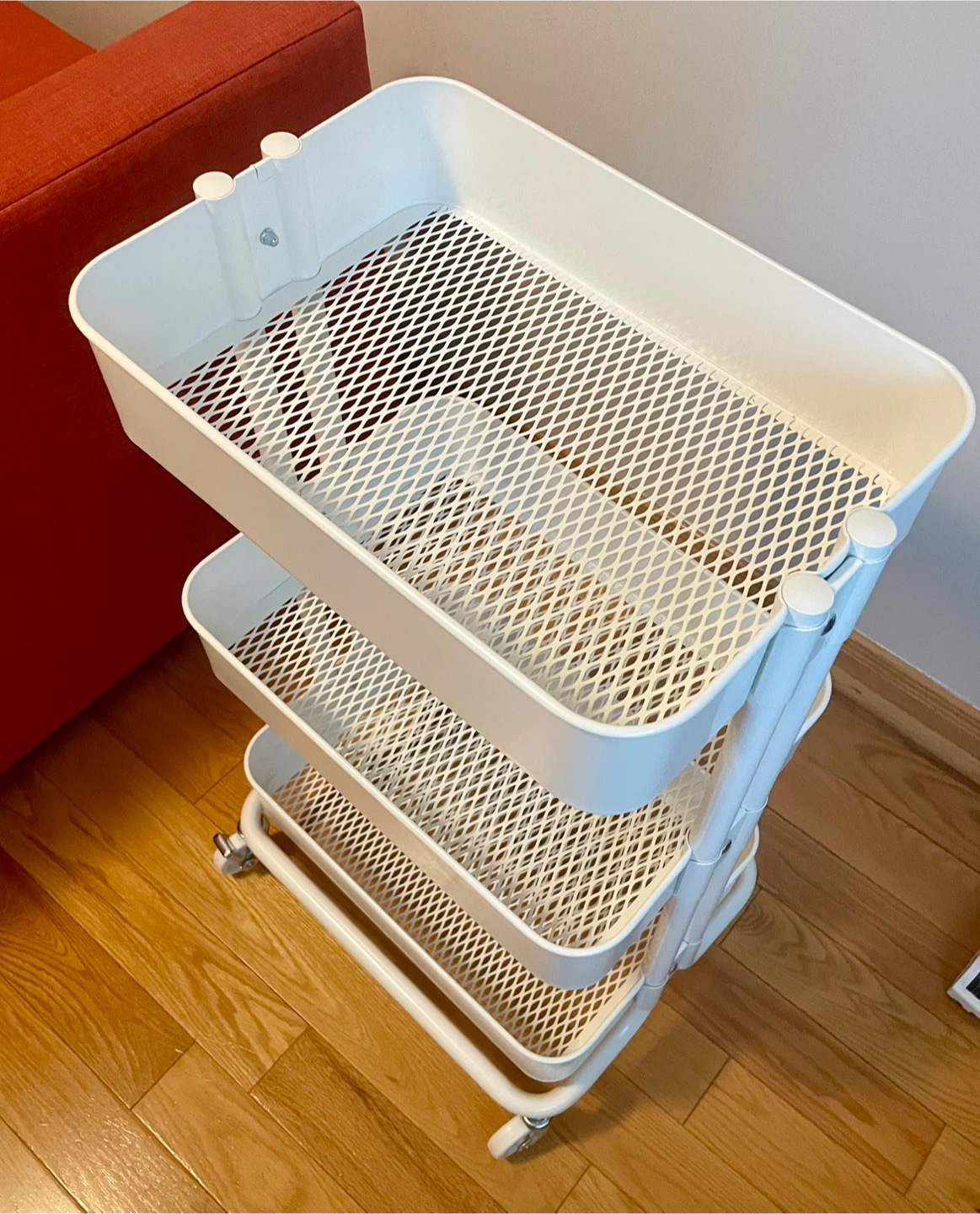 IKEA RASKOG White Utility Cart