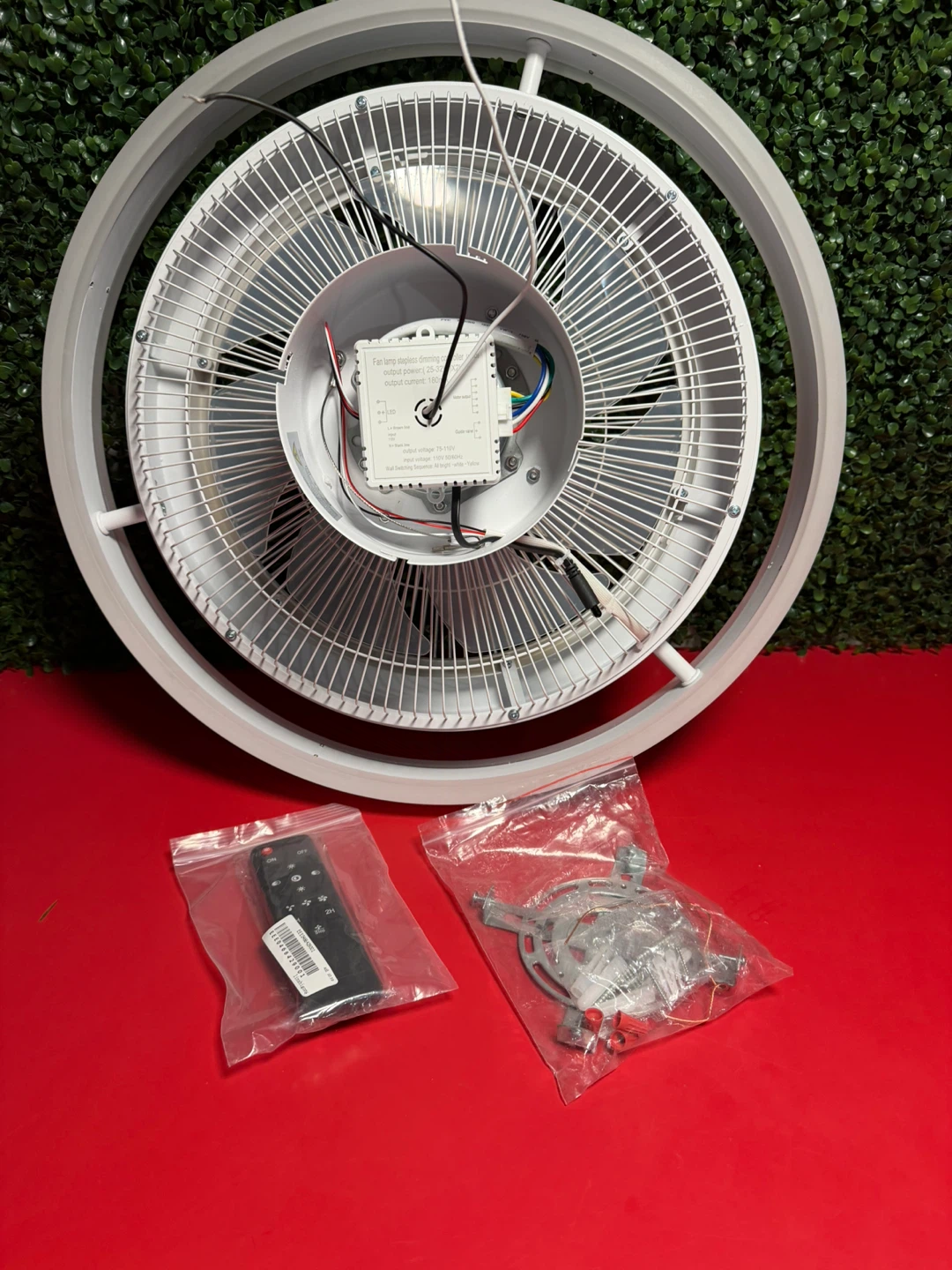 20" LED Ceiling Fan with Remote - White - photo 3