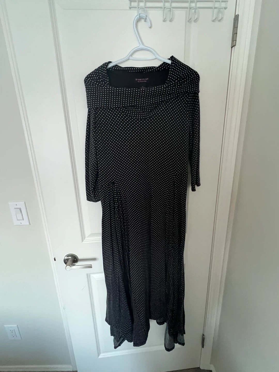 Signature Black Polka Dot Dress women