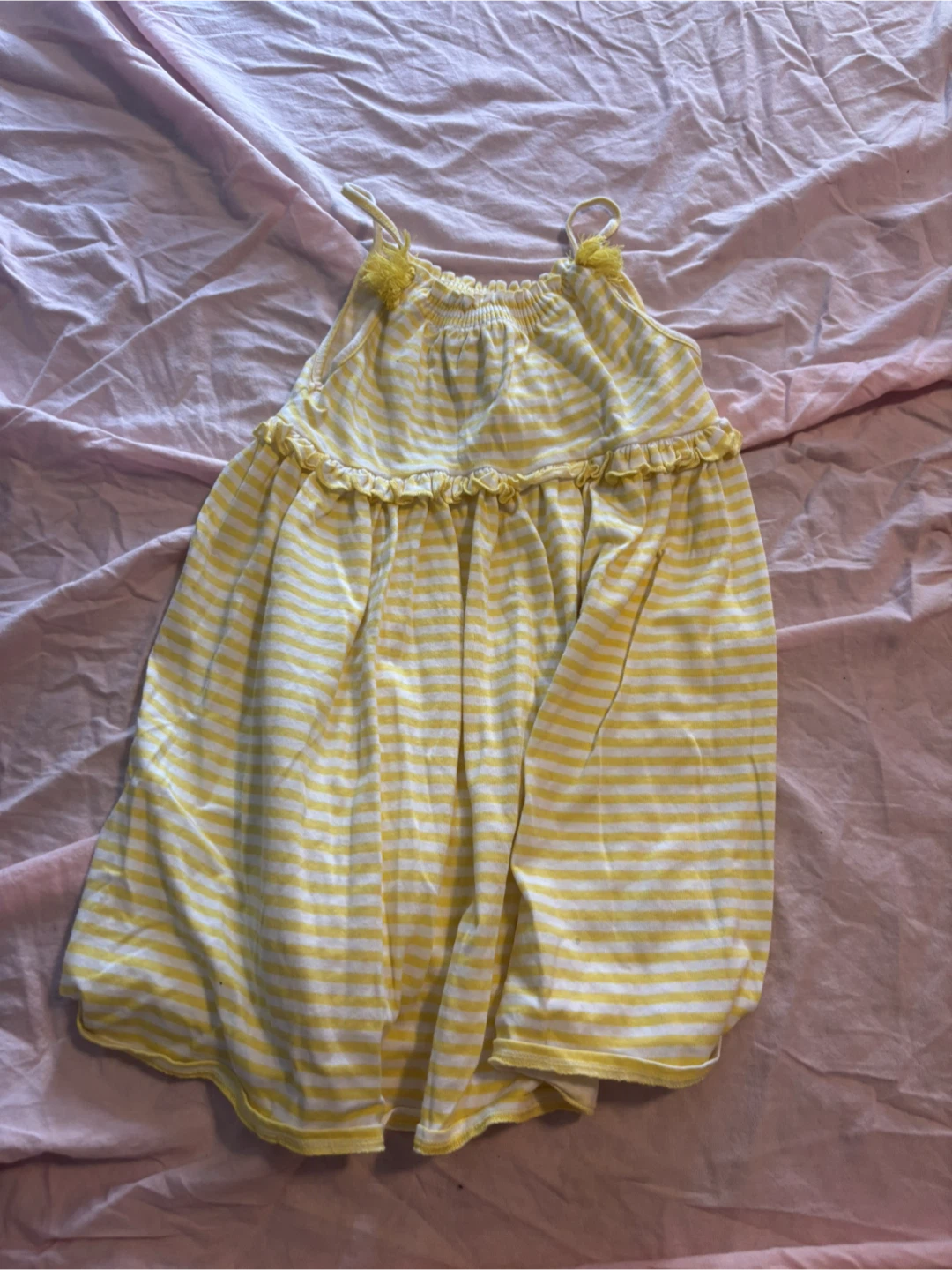 George Yellow Striped Dress - Size 2t