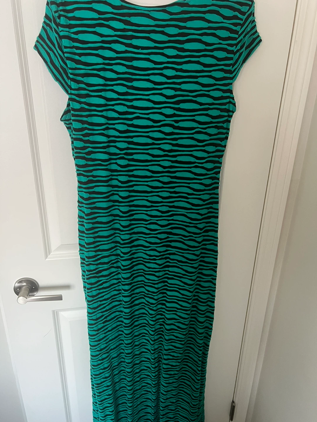 Green & Black Maxi Dress - Size XL