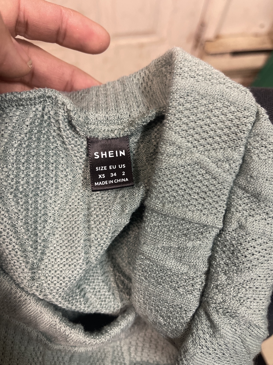 Shein XS Knit Mini Skirt - Light Green - photo 2