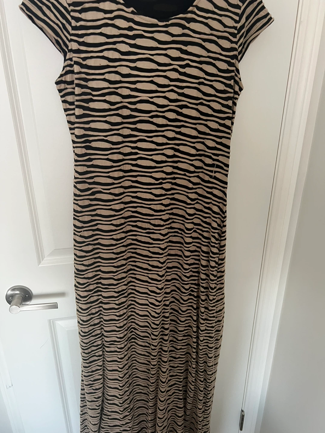 Tan & Black Maxi Dress - photo 2