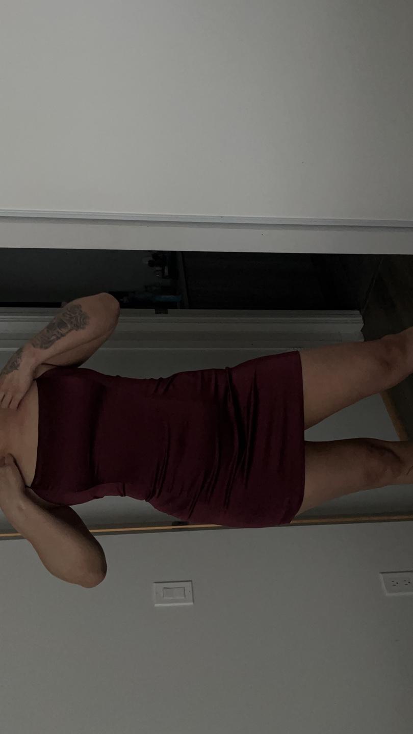 Burgundy Dress
