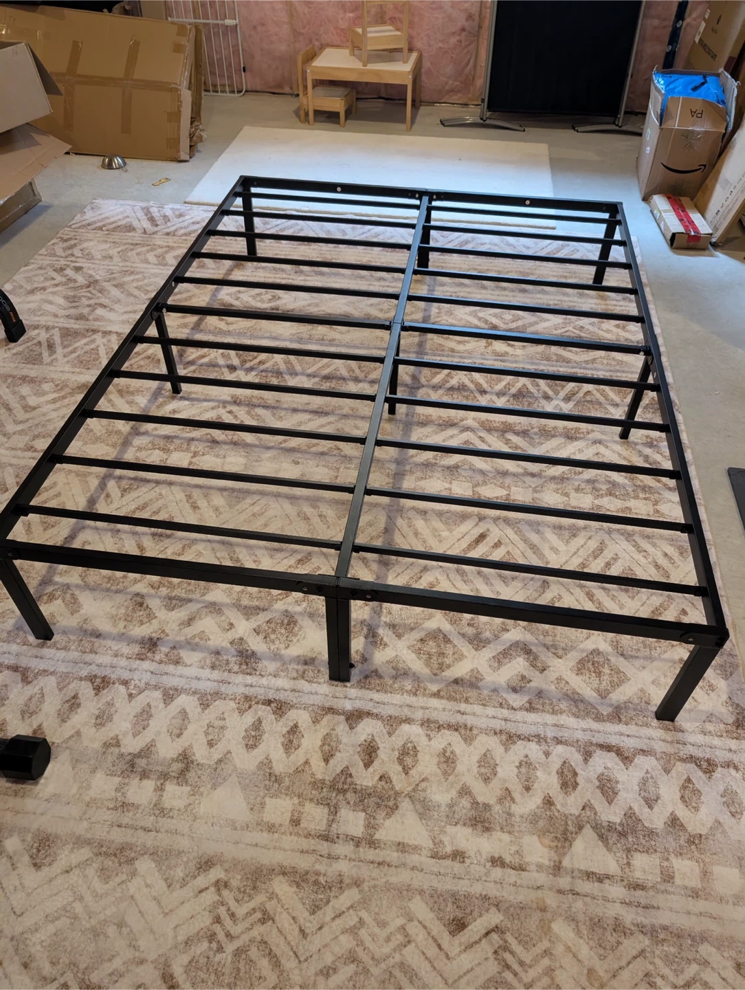 Metal Bed Frame - Queen Black