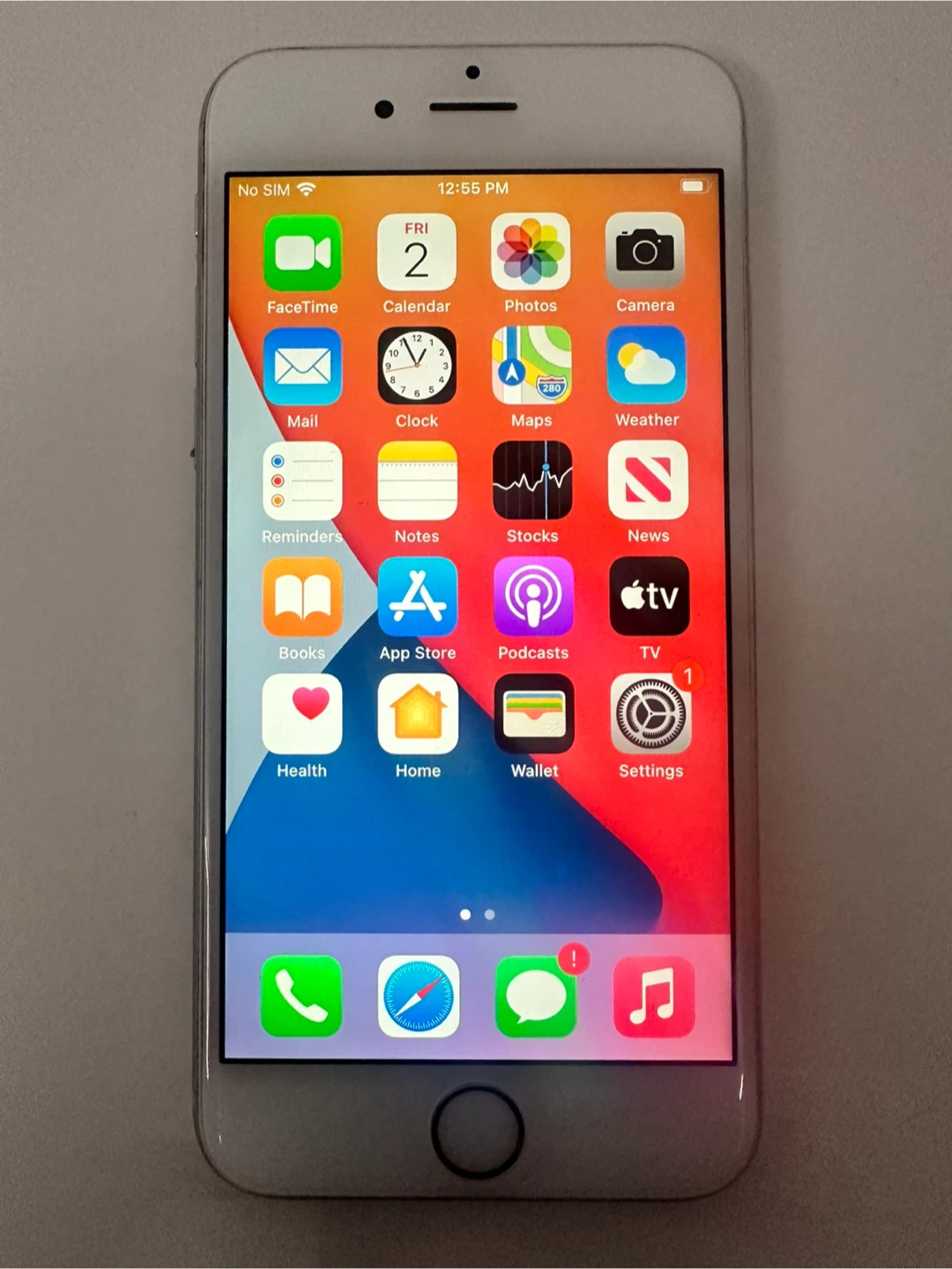 Apple iPhone 6s 64gb Silver Unlocked - photo 2