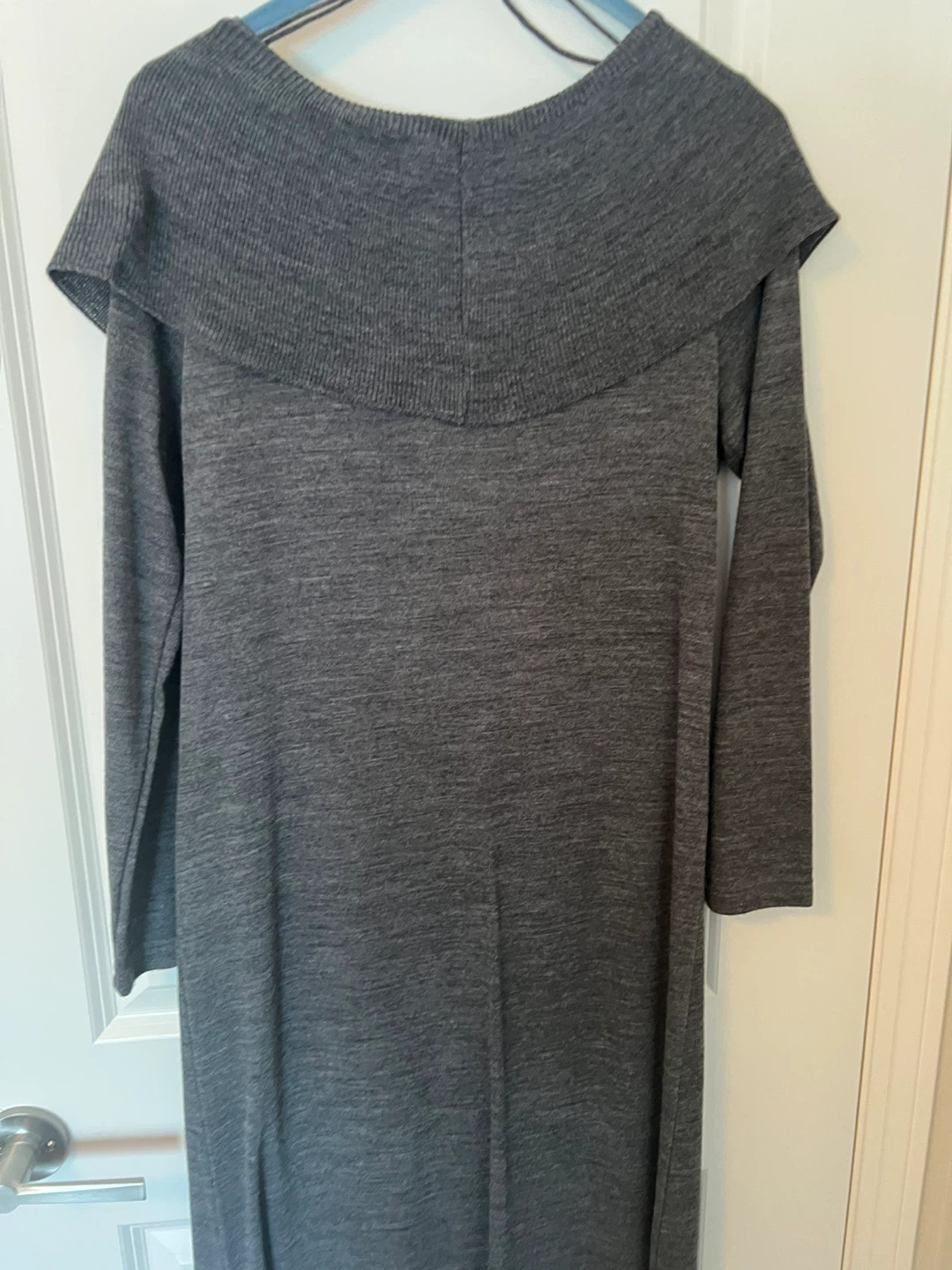Grey Wool Dress, Size Medium women - photo 2