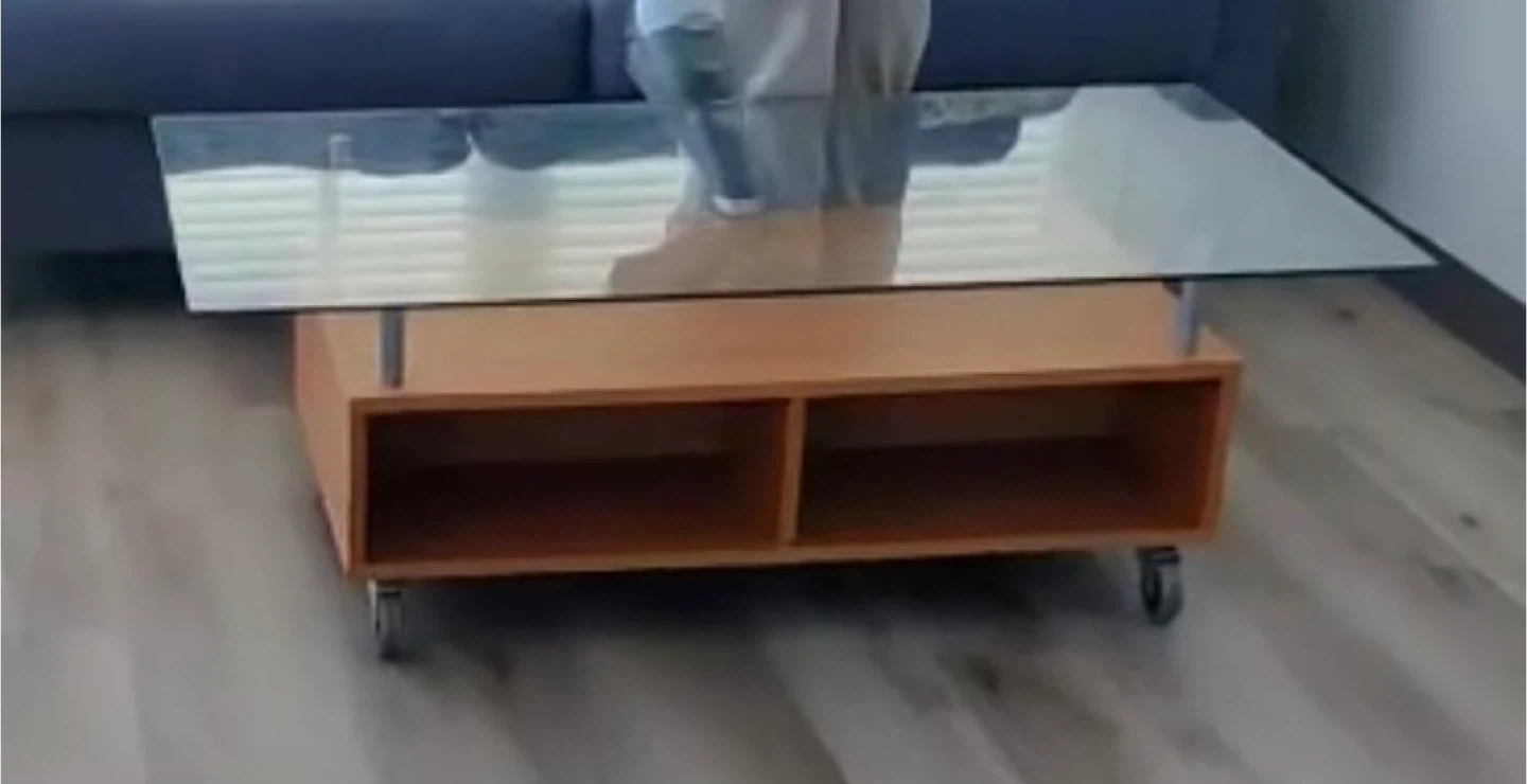 Glass Top Coffee Table - photo 3