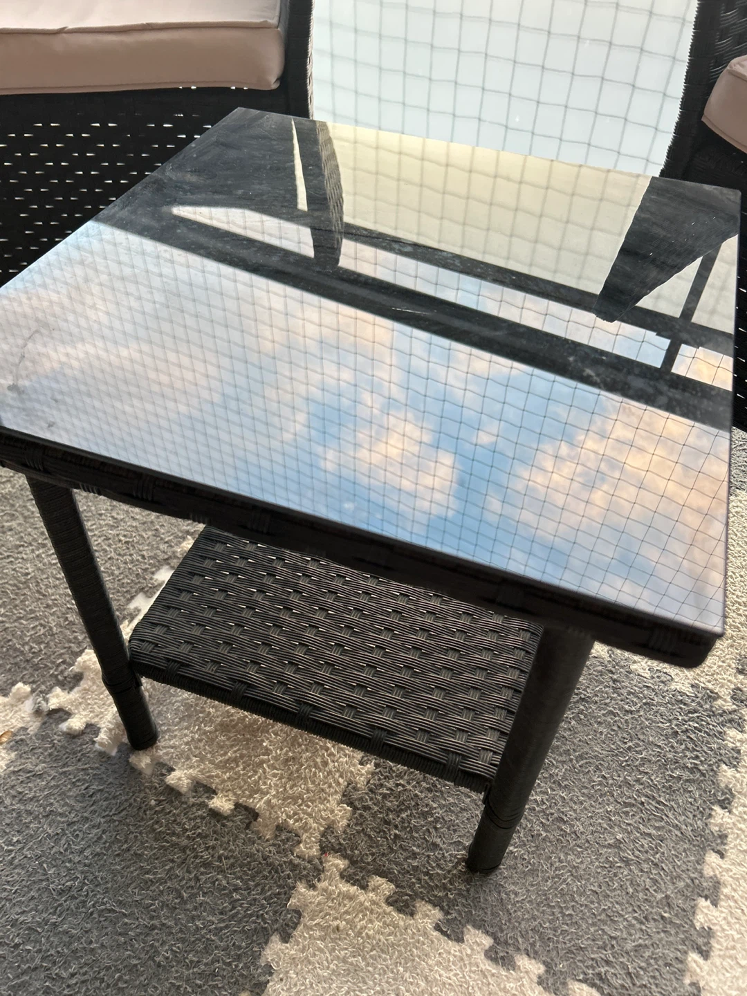Outdoor Wicker Patio Set - 2 Chairs & Table - photo 2