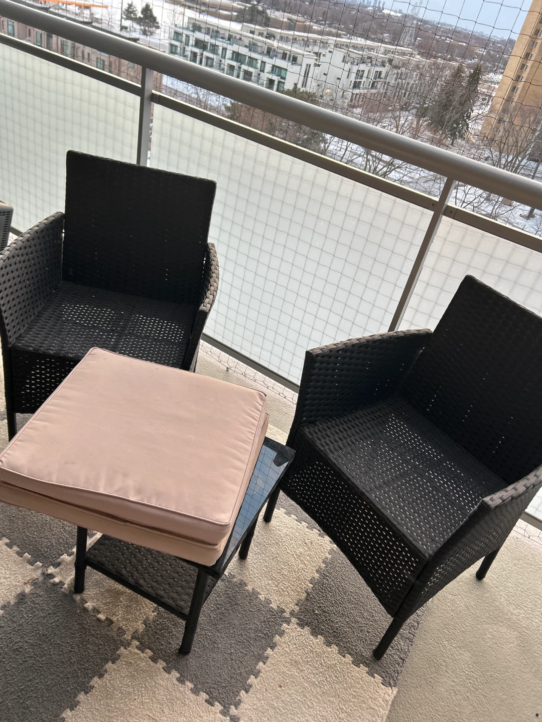 Outdoor Wicker Patio Set - 2 Chairs & Table - photo 4