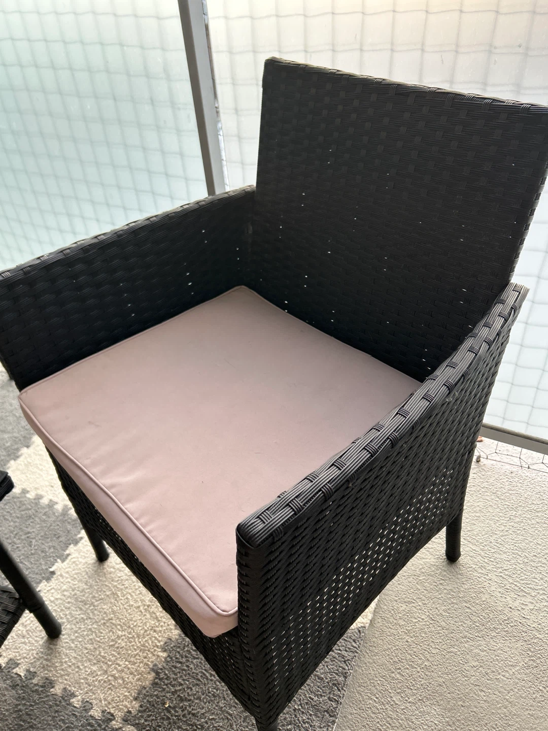 Outdoor Wicker Patio Set - 2 Chairs & Table - photo 3