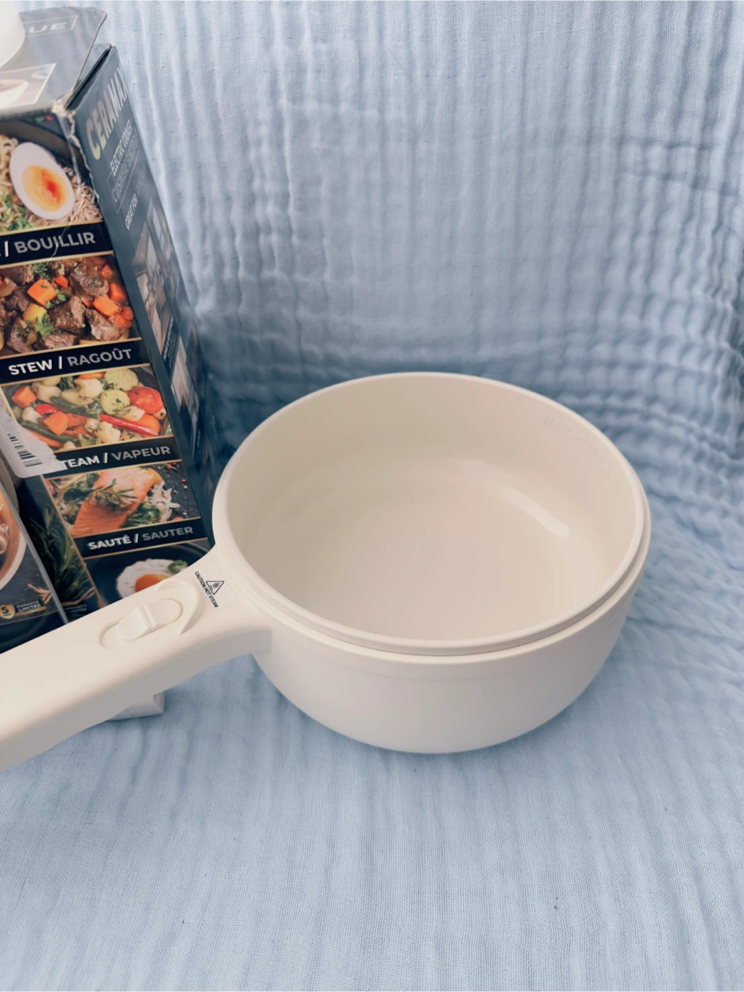 New Ceramax 1.5L Electric Hot Pot with Lid & Steamer - photo 5