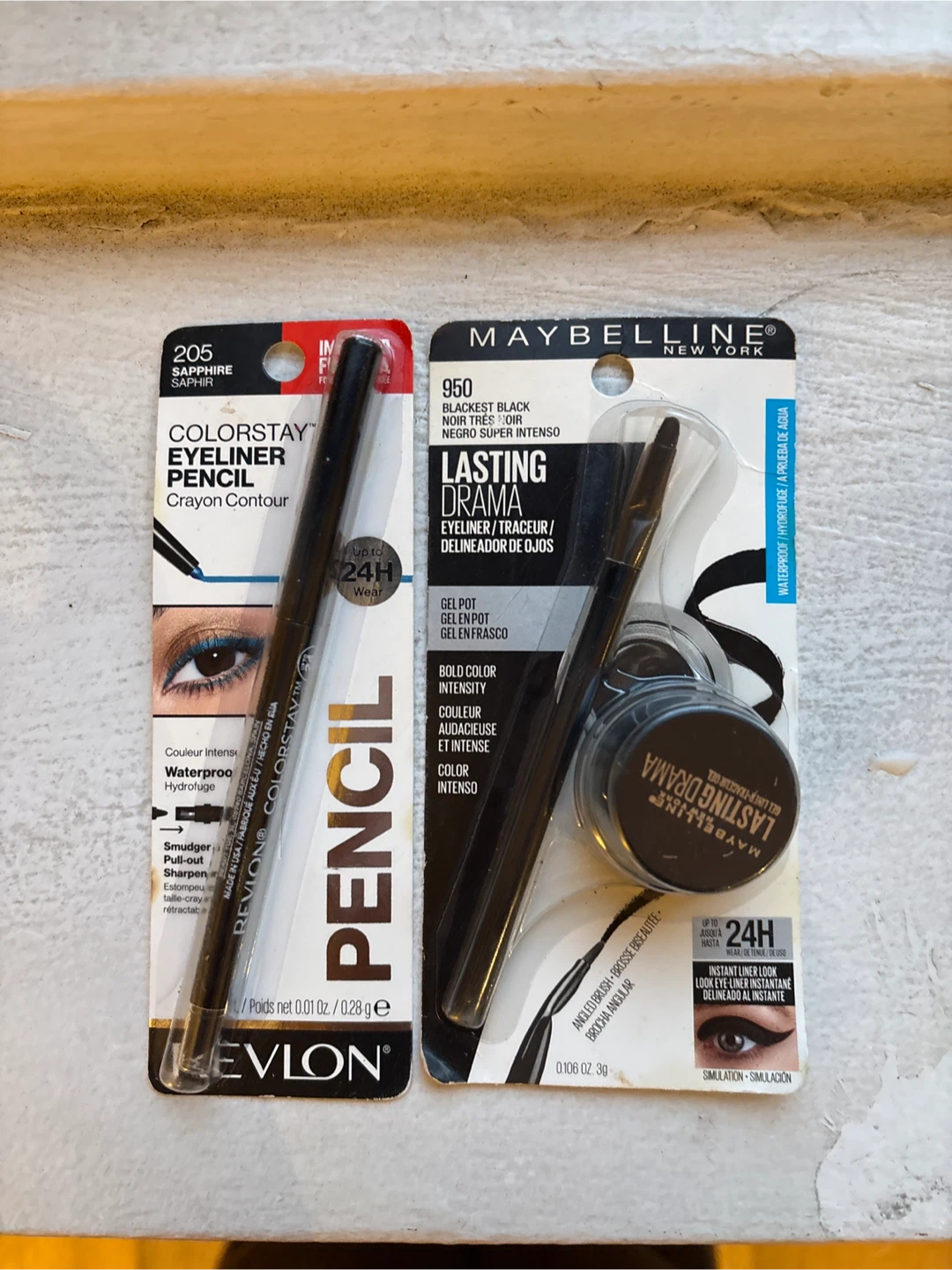 Revlon Colorstay & Maybelline Lasting Drama Eyeliner