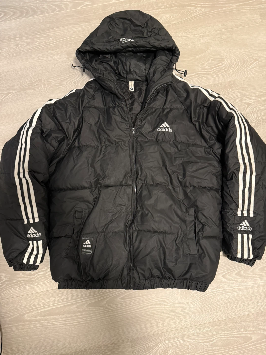 Adidas Black Puffer Jacket