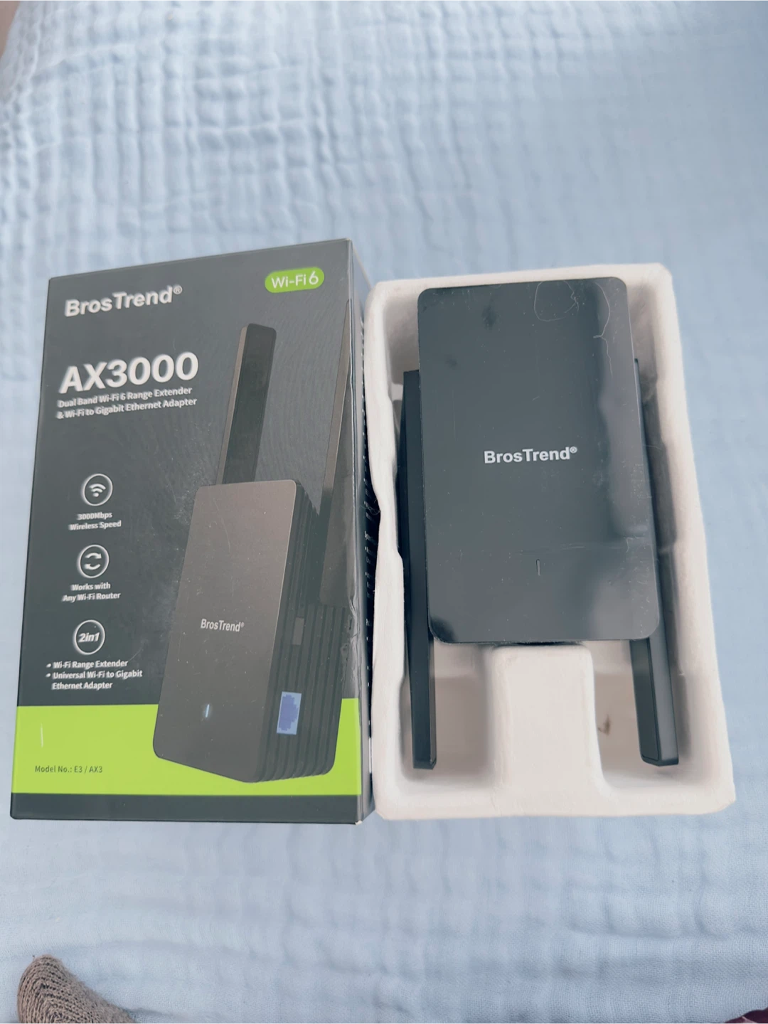 BrosTrend AX3000 WiFi 6 Range Extender - New in Box! - photo 3