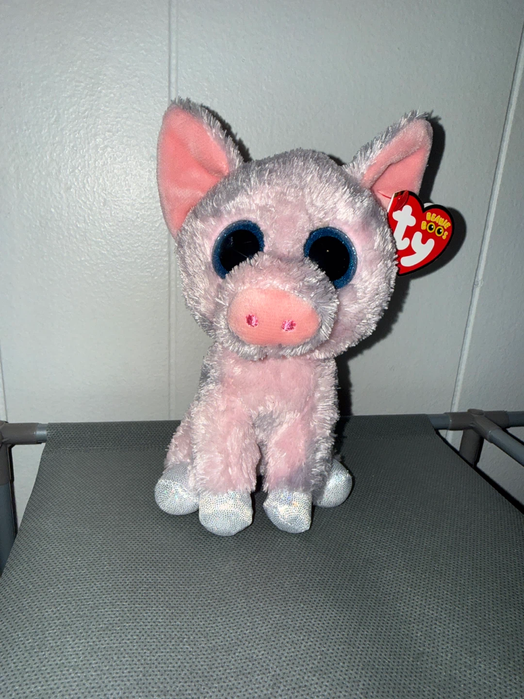 Ty Beanie Boos Pink Pig Stuffed Animal