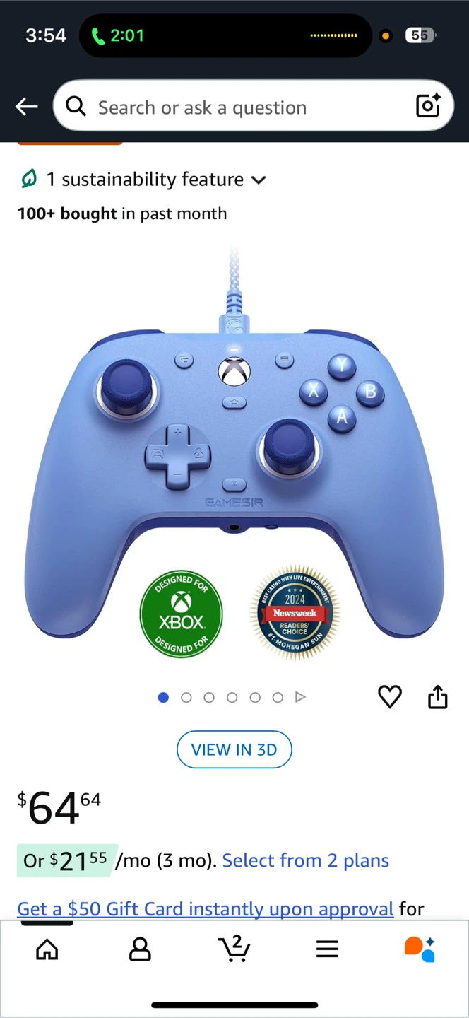 GameSir G7 SE Dynamic Blue Xbox Controller - photo 2