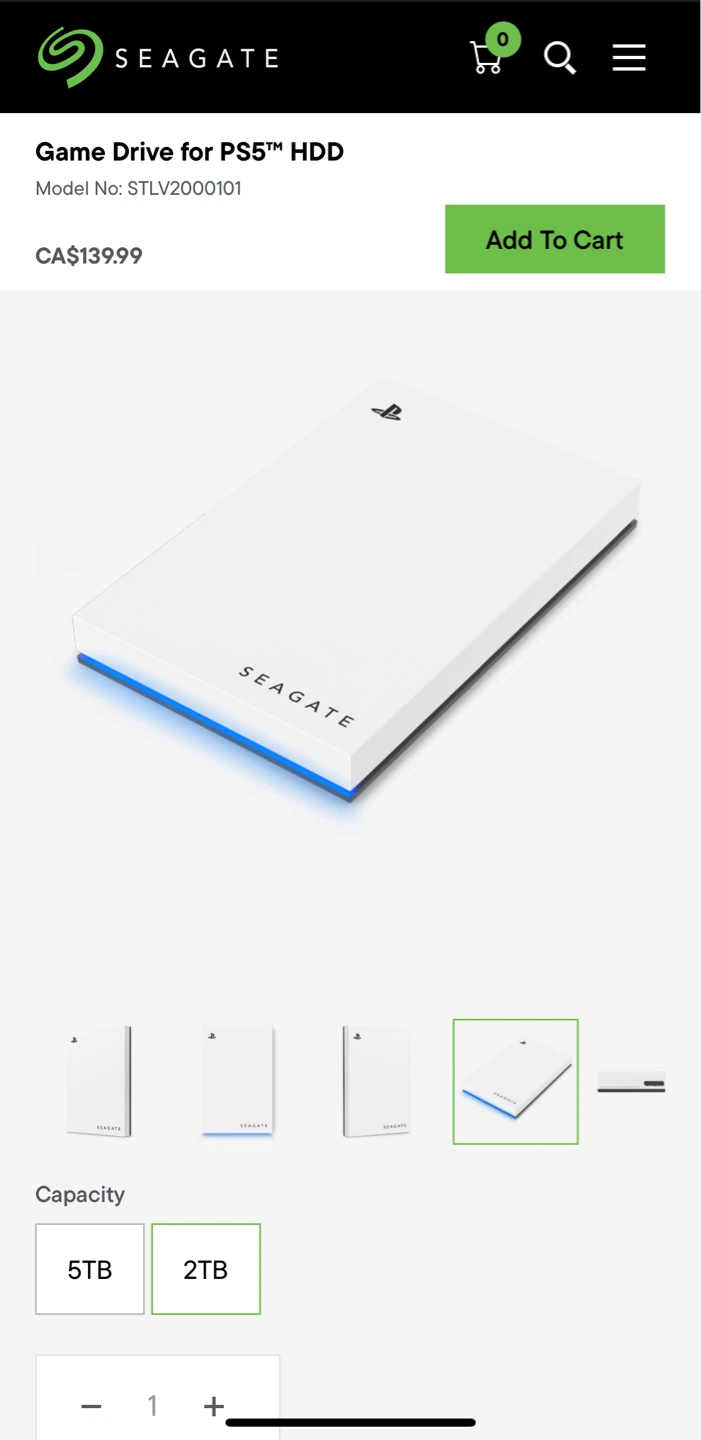PlayStation External Storage Drive - photo 2