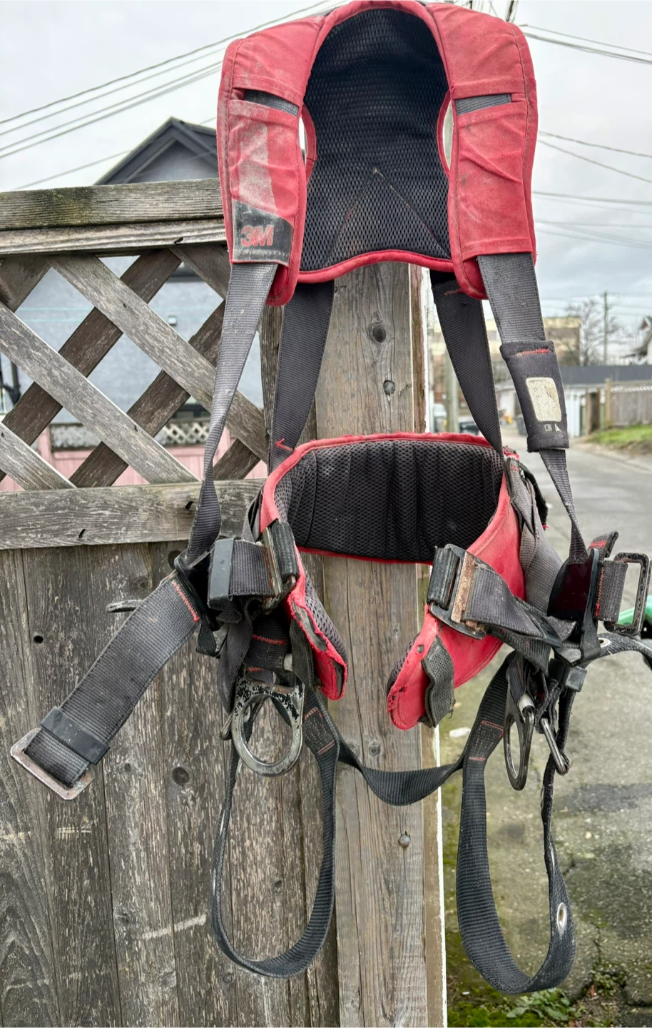 3M Protecta Safety Harness - Red/Black