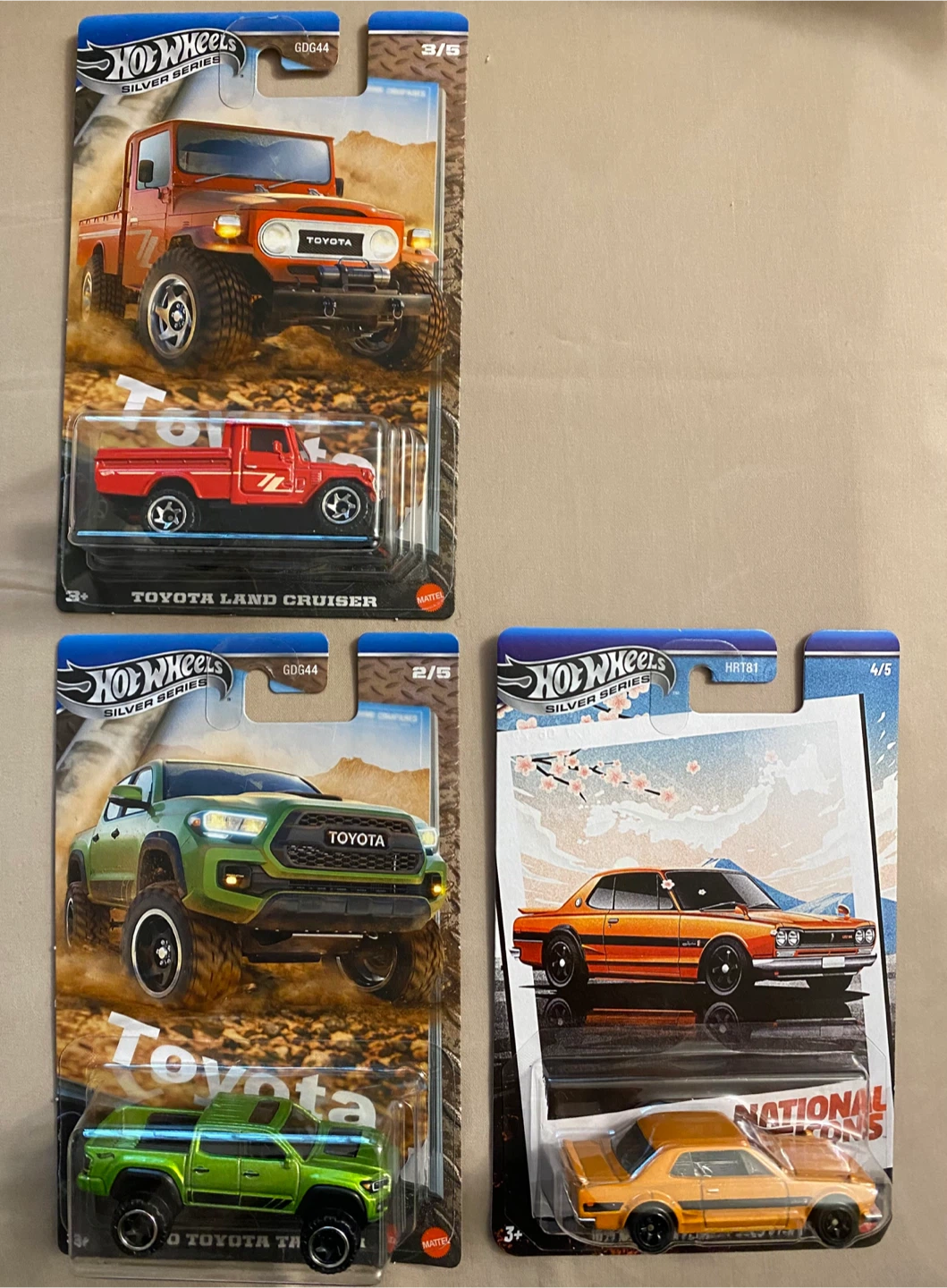 Hot Wheels Toyota Land Cruiser & Tacoma