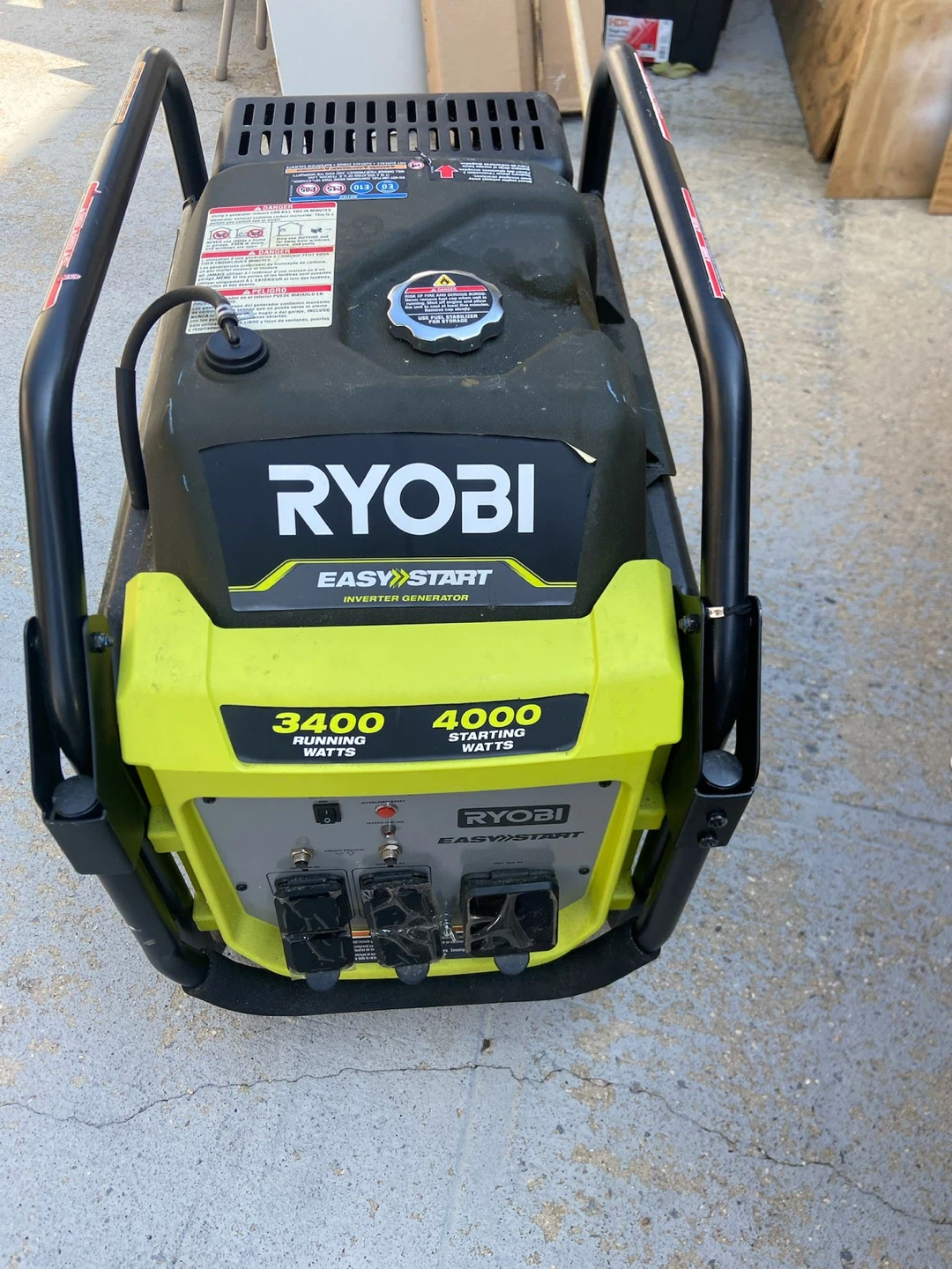 Ryobi Easy Start 3400 Running Watts Generator