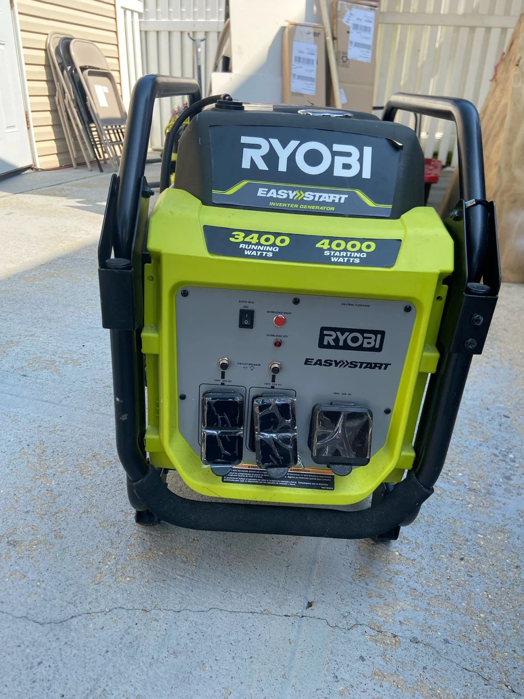 Ryobi Easy Start 3400 Running Watts Generator - photo 3