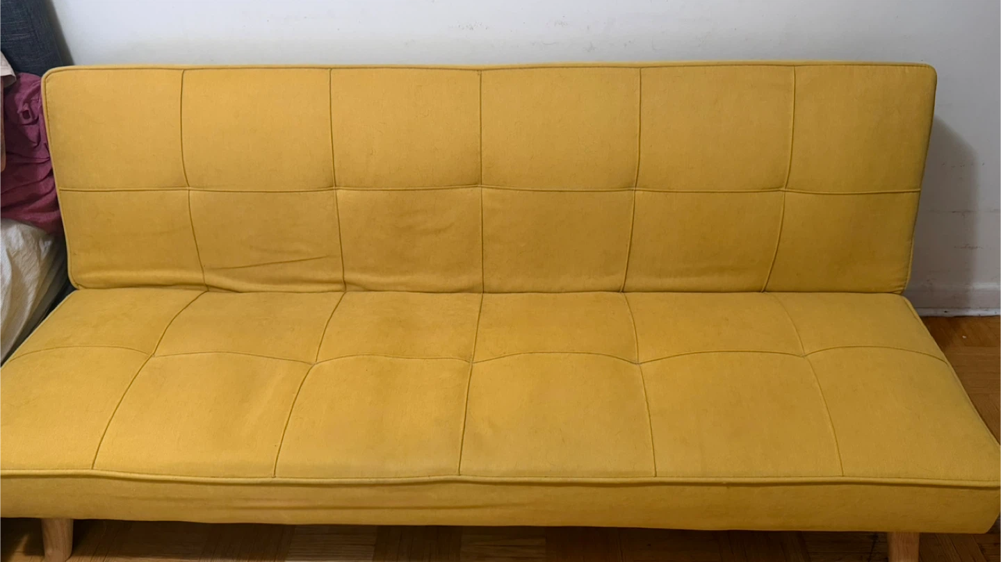 Yellow Futon Sofa Bed