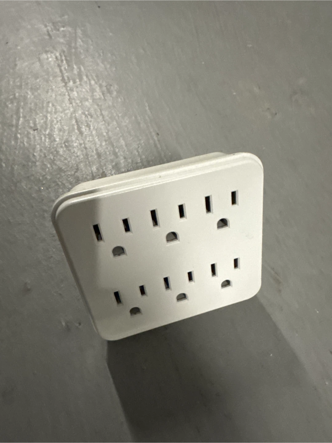 White Power Outlet Adapter