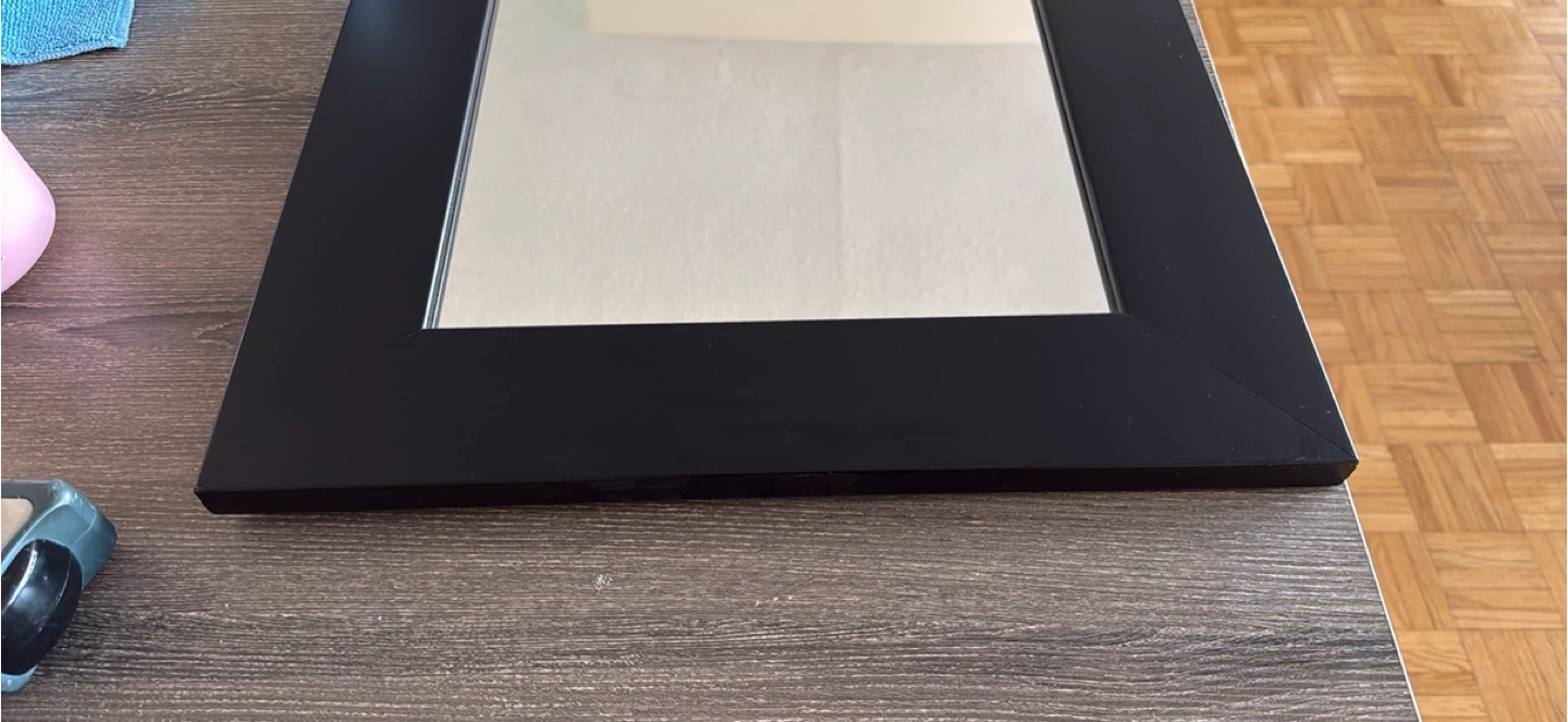 Black Framed Wall Mirror - photo 4