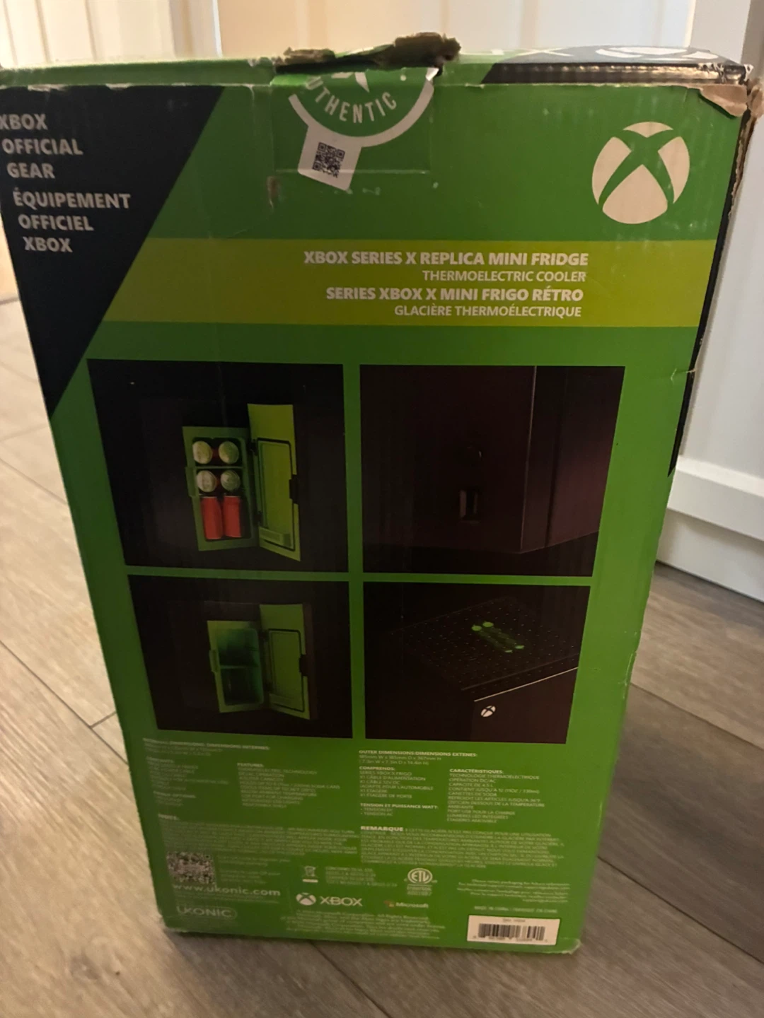 Xbox Series X Replica Mini Fridge Thermoelectric Cooler