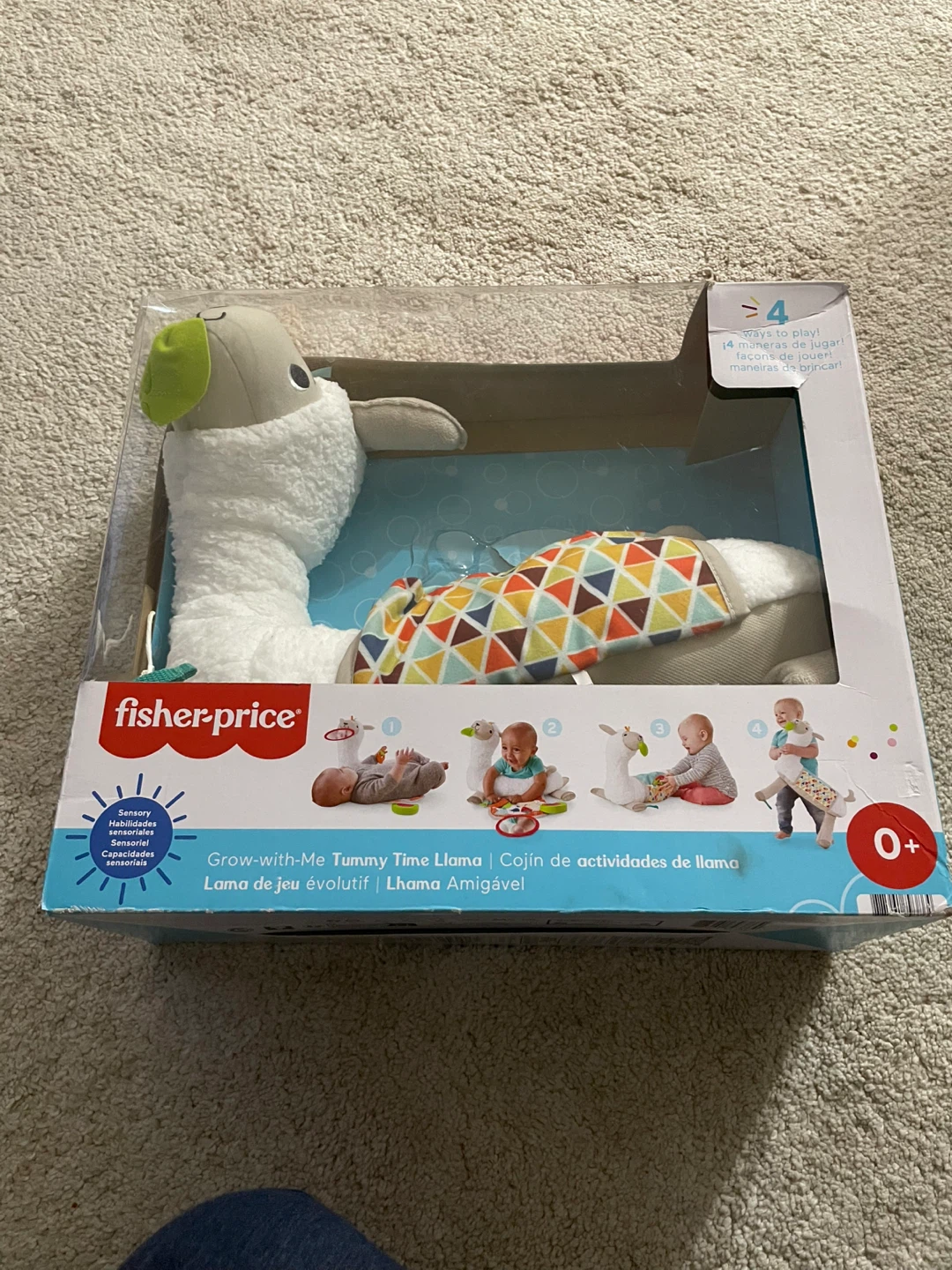 Fisher-Price Grow-with-Me Tummy Time Llama - New 🏆 - photo 2