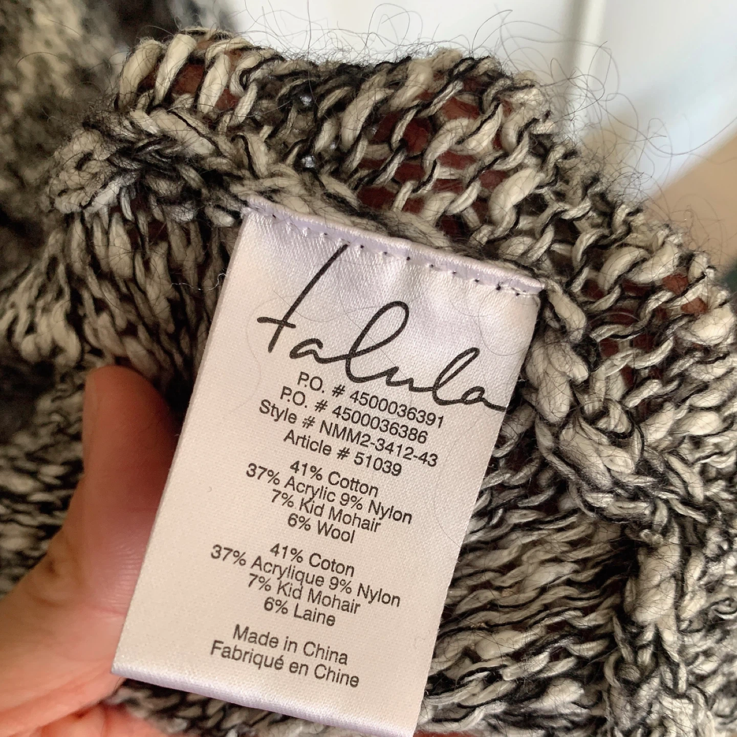 Aritzia Talula Grey Knit Open Cardigan – Slimming Fit, Size S - photo 3