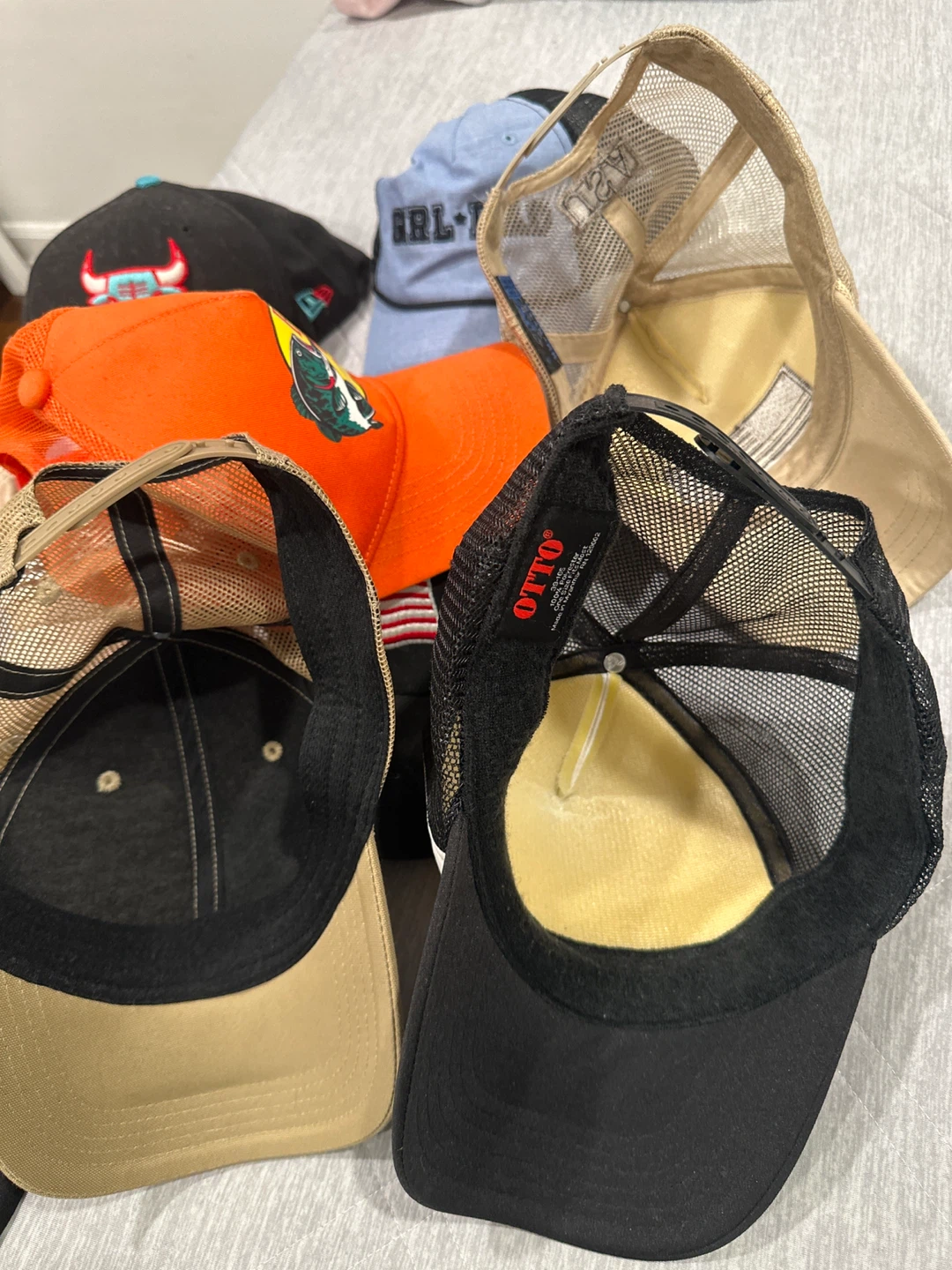 Assorted Baseball Caps - Chicago Bulls, Otto, Bass Pro - photo 2