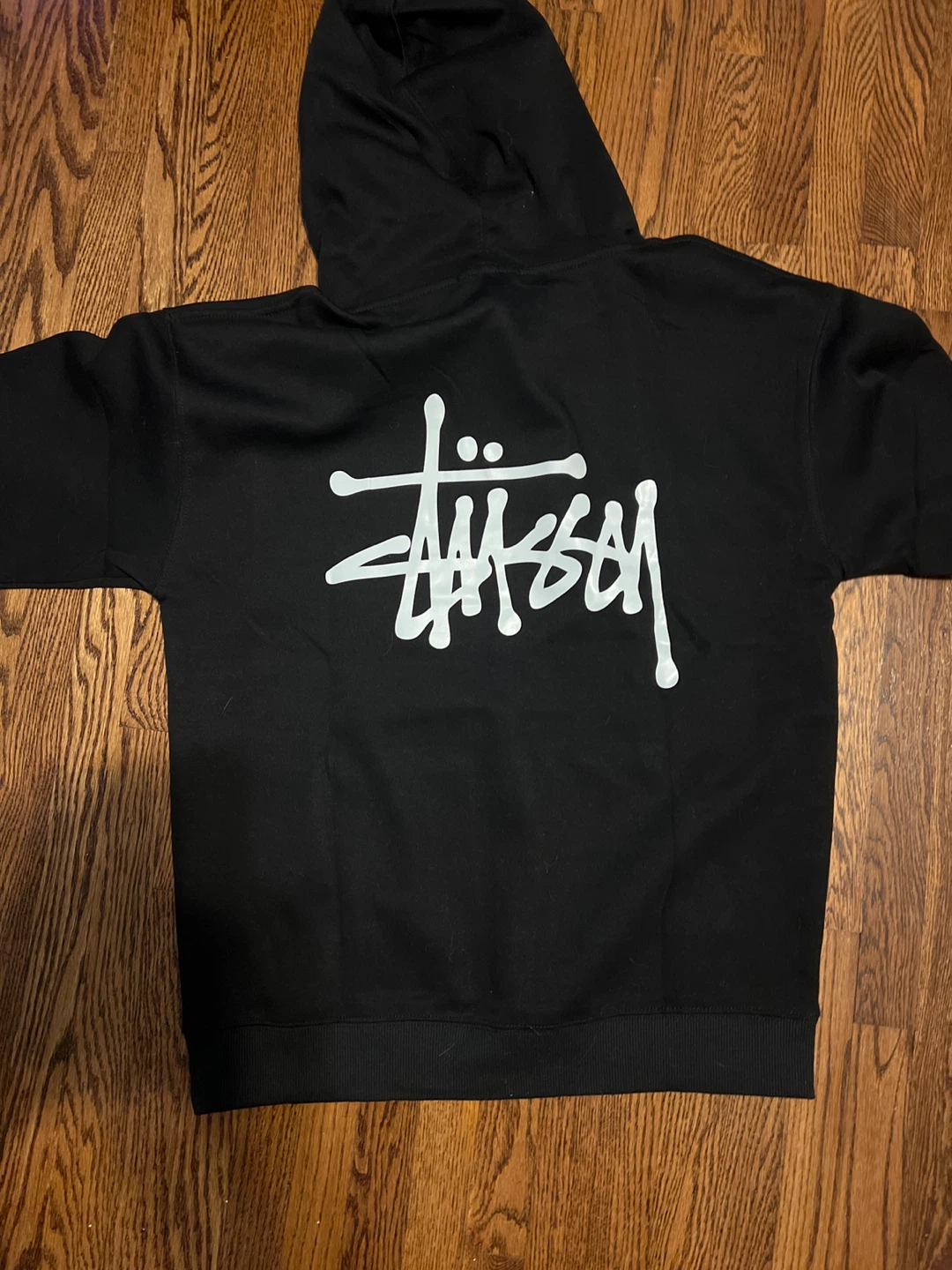 New Stussy Black Hoodie Size M - photo 3