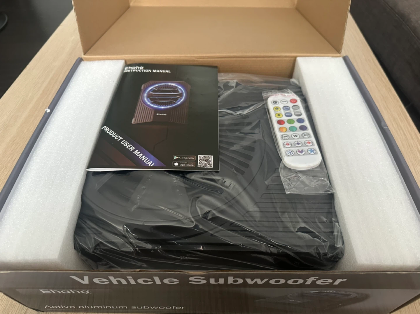 New Ehaho 1000W Vehicle Subwoofer with Amplifier - photo 2