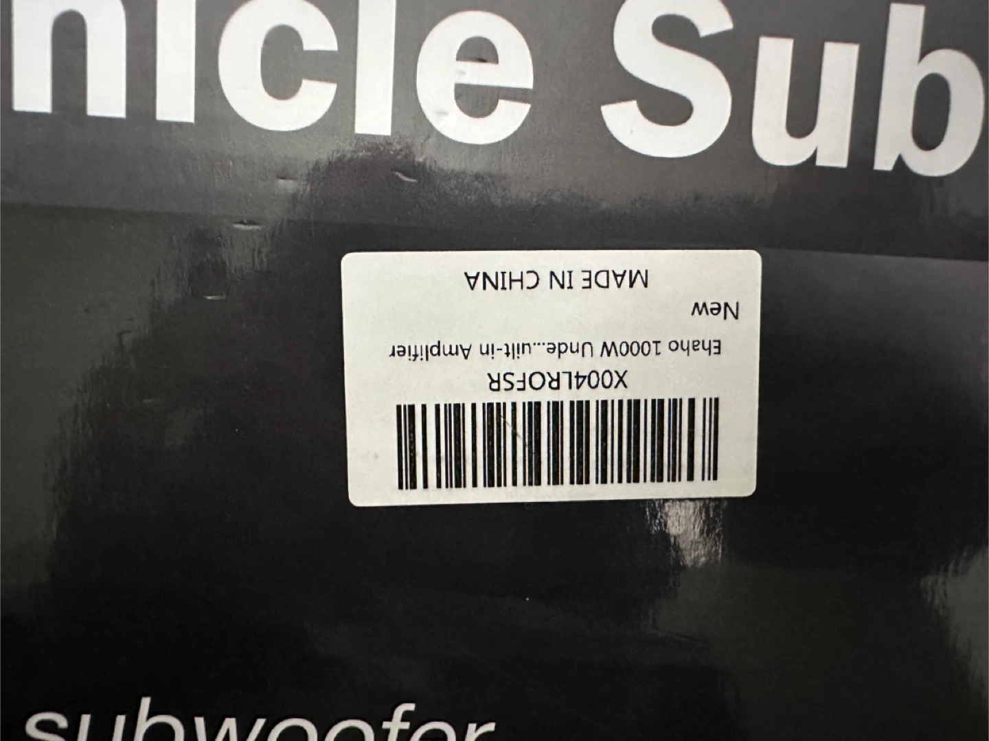 New Ehaho 1000W Vehicle Subwoofer with Amplifier - photo 4