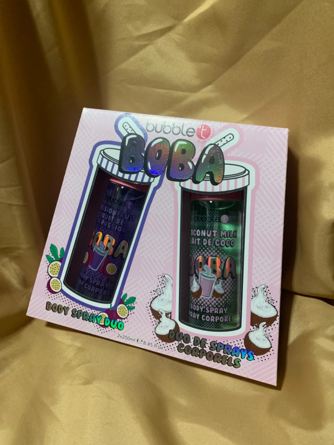 Bubble T Boba Body Spray Duo